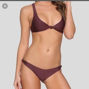 ❤️ Acacia spain mesh top hookipa bottoms merlot
